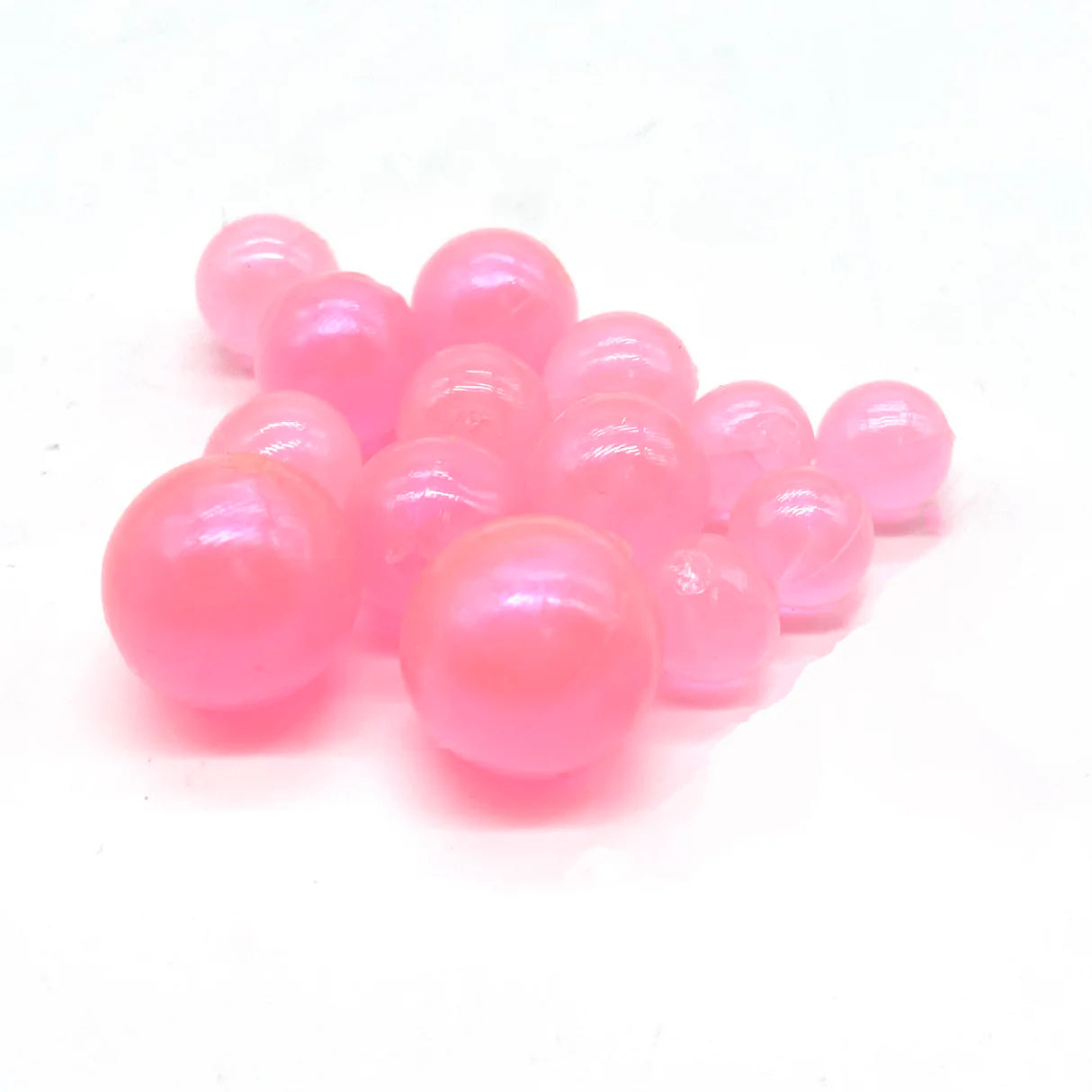 BnR Tackle Soft Beads Pink Sheen